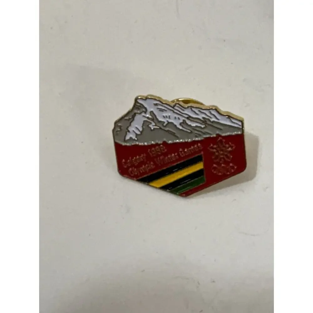 Lot Of 5 Vintage 1988 Calgary Canada Winter Olympic Games Lapel Pins